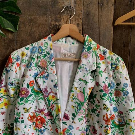 gucci flower blazer|Gucci blazer price.